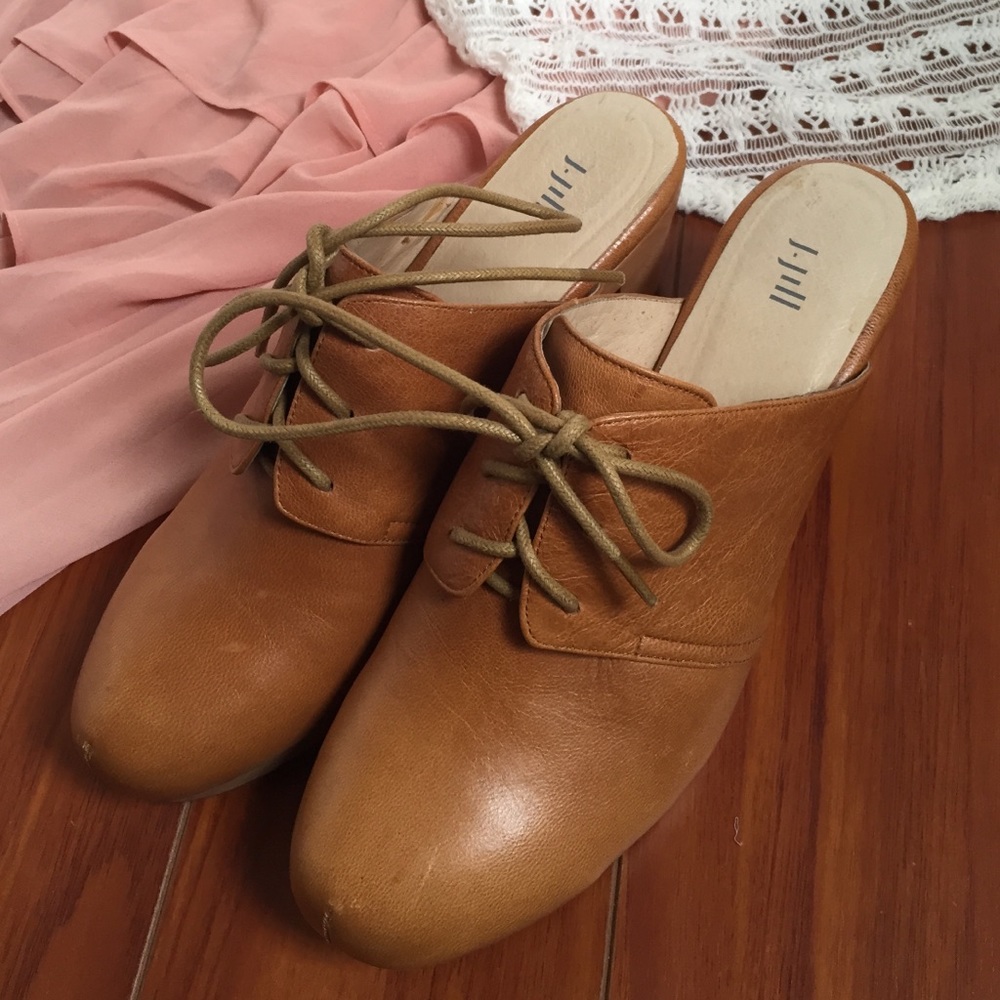 COPY - J. Jill "COACHELLA" Lace Up Leather Clogs